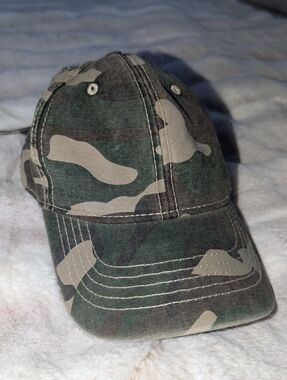 Camo Baseball Cap Adjustable Strapback Hat Unisex